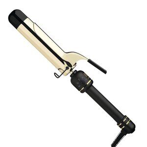 NEW 24K Gold Extended Barrel Curling Iron - 1 1/2"